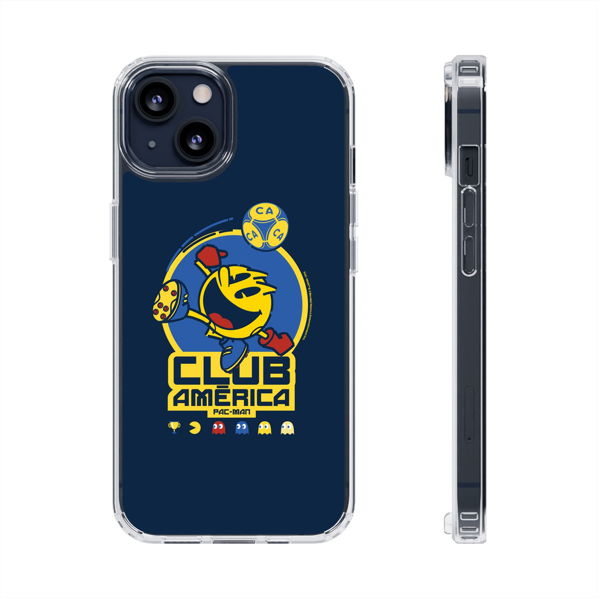 Club América x PAC-MAN – Clear Phone Case – official Club América x PAC-MAN licensed merch