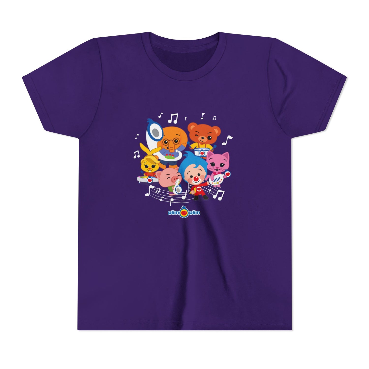 Plim Plim Camiseta Juvenil de Manga Corta Orquesta