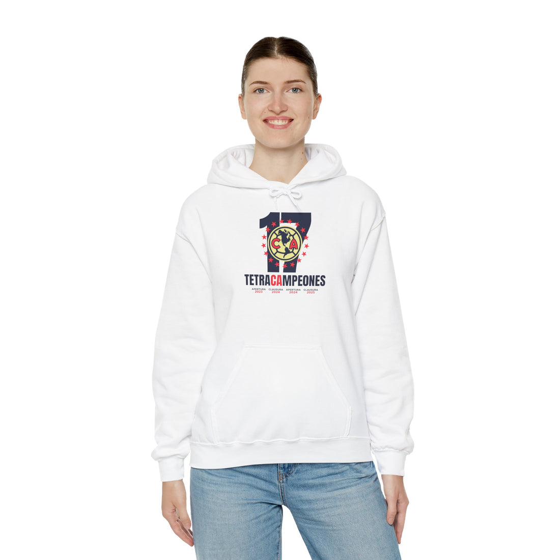 Club América — 17 four-time champion Unisex Heavy Blend™ Hooded Sweatshirt