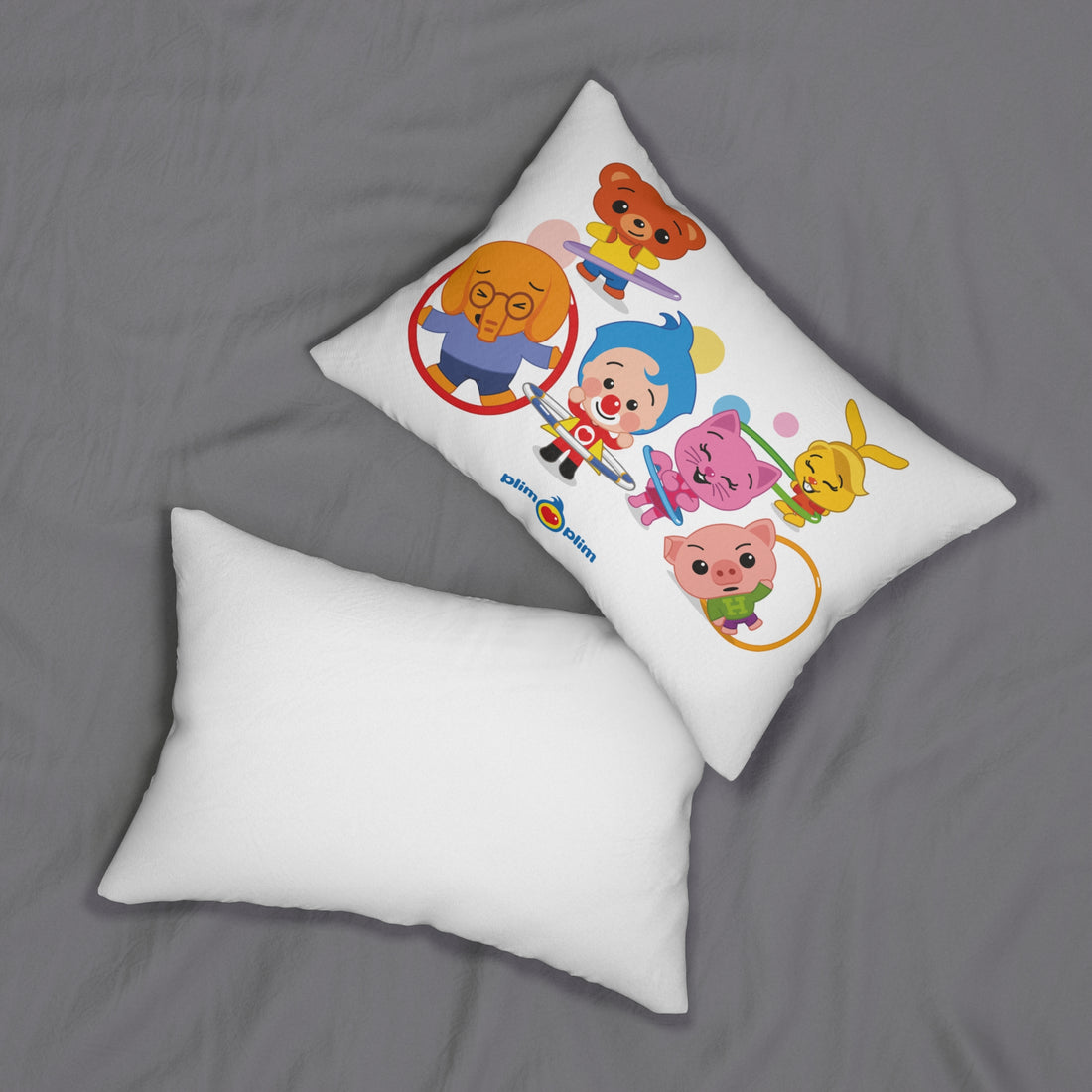 Plim Plim Spun Polyester Lumbar Pillow