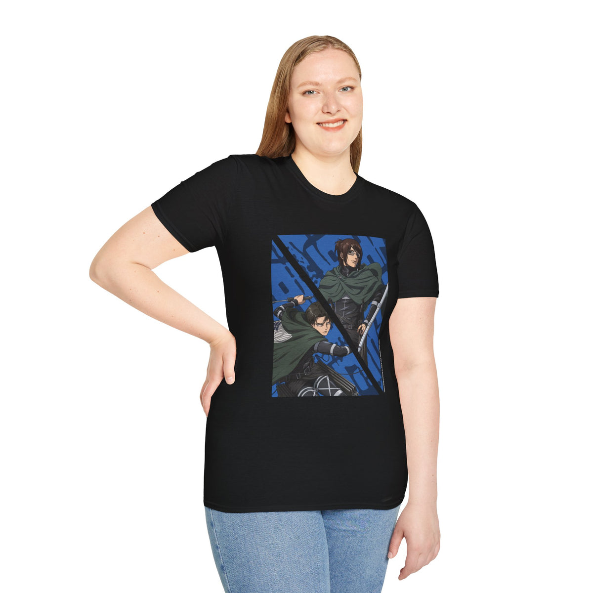 Attack on Titan Final Season - "Levi Ackerman & Hange Zoe" T-shirt – official Attack on Titan licensed merch