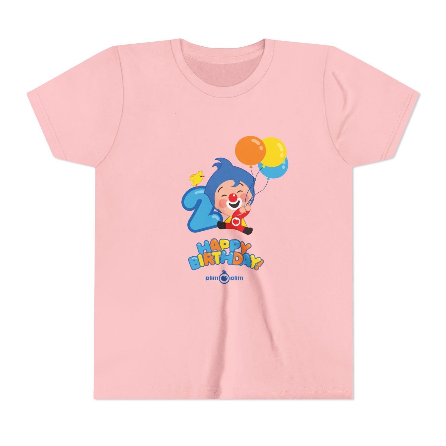 Plim Plim Camiseta Juvenil de Manga Corta Cumple 2