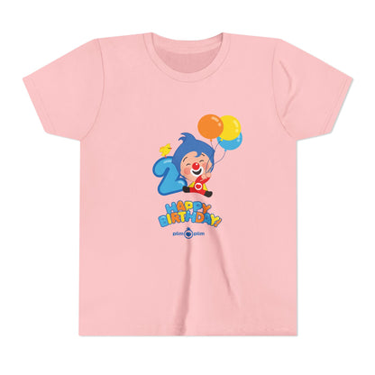 Plim Plim Camiseta Juvenil de Manga Corta Cumple 2