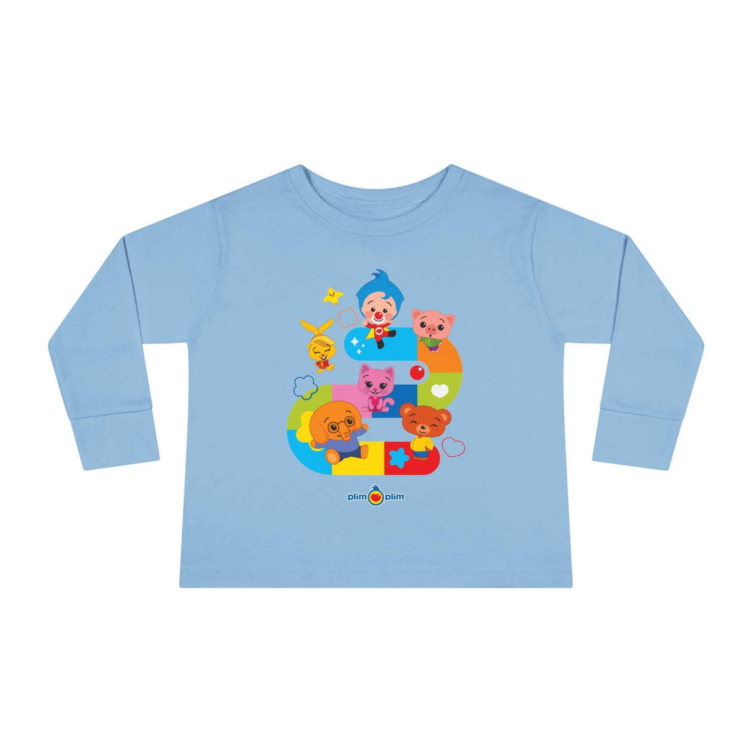 Plim Plim Camiseta Manga Larga de Niños Juego