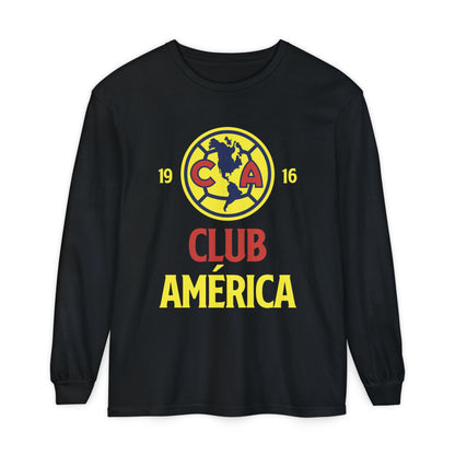 Club América Retro Long Sleeve T-Shirt - Unisex Soccer Fan Apparel