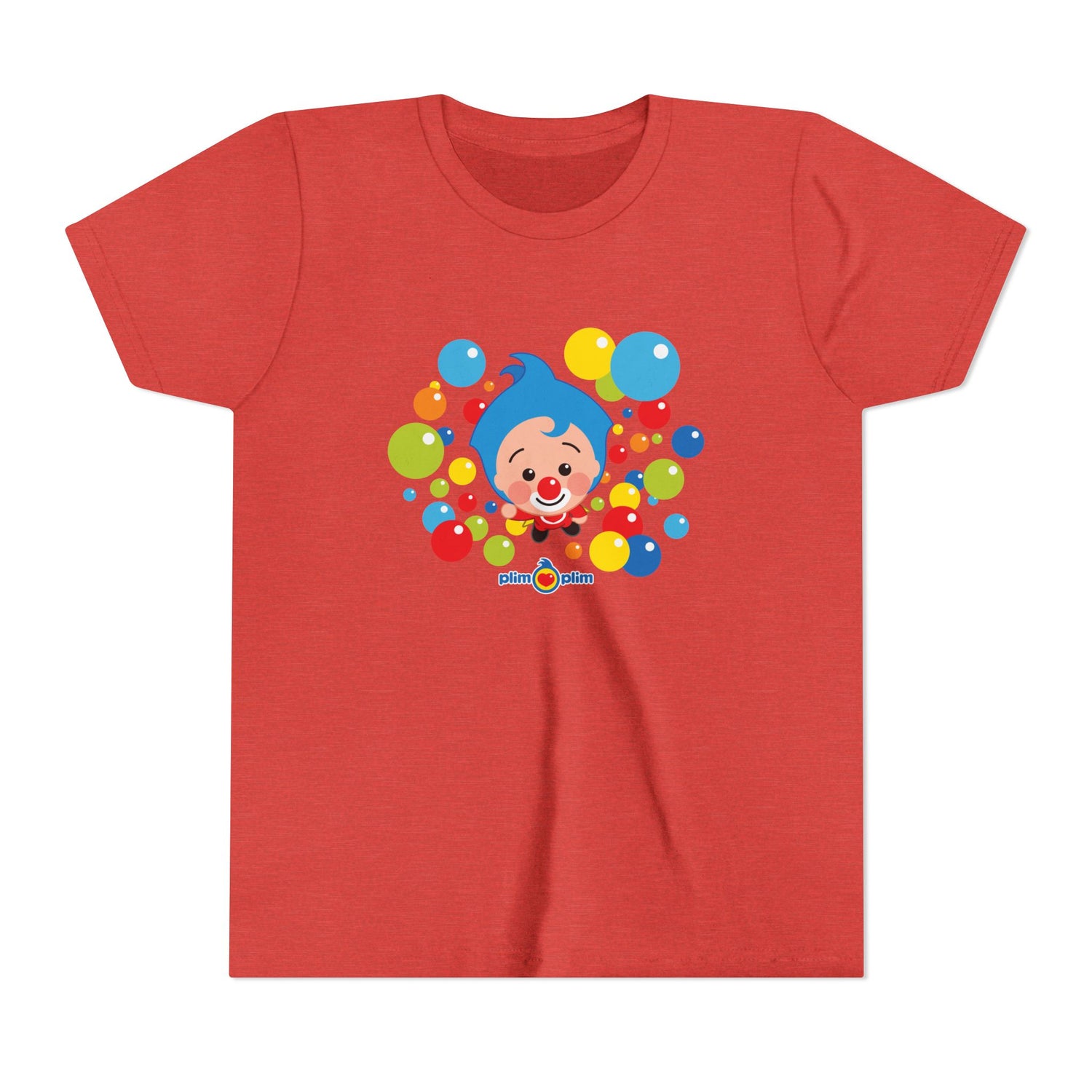 Plim Plim Camiseta Juvenil de Manga Corta Burbujas