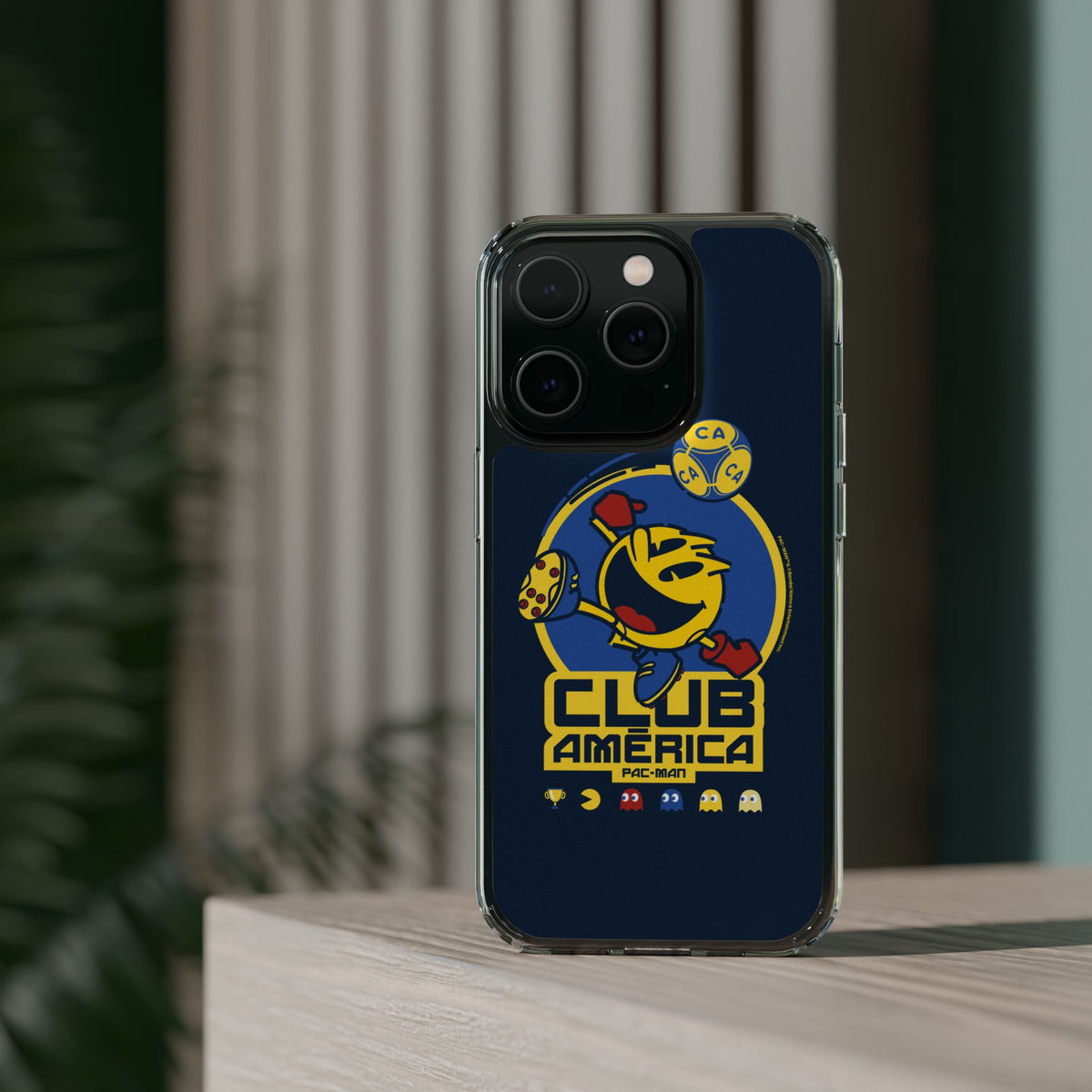 Club América x PAC-MAN – Funda transparente para celular