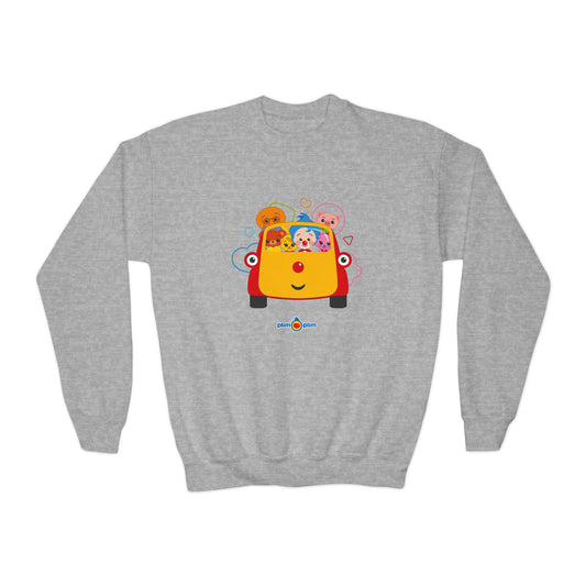 Plim Plim Sudadera Juvenil de Cuello Redondo Todos con Tuni