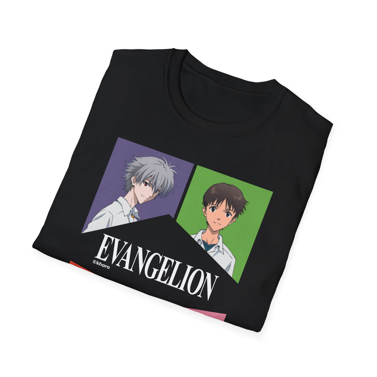 EVANGELION 2.22 - "All pilots on school" T-Shirt – official Evangelion licensed merch (view 2)