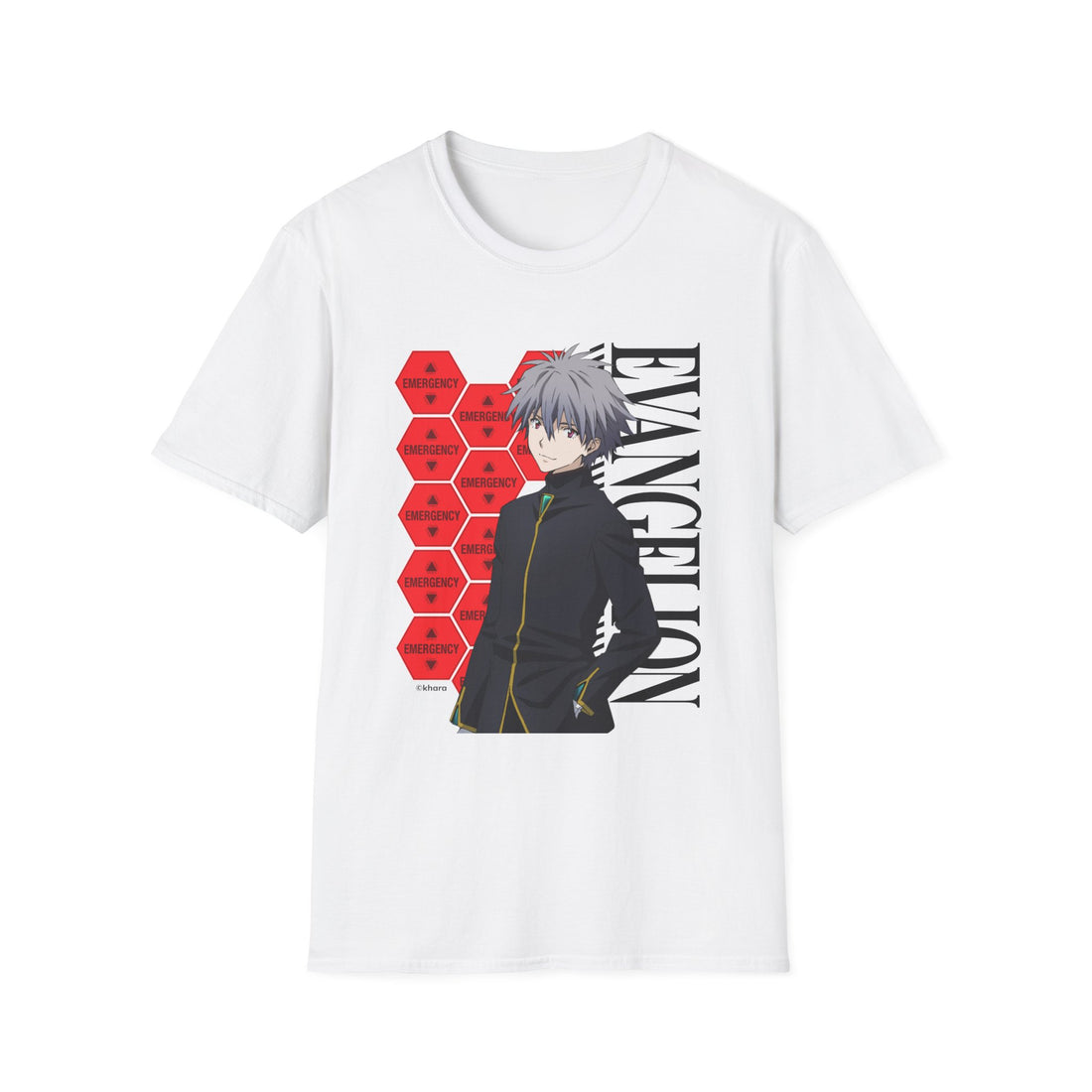 EVANGELION 3.0+1.0 - "Kaworu Nagisa NERV" T-Shirt – official Evangelion licensed merch (view 3)