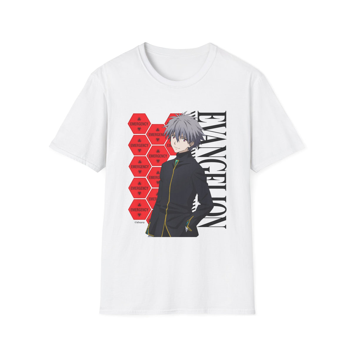 EVANGELION 3.0+1.0 - "Kaworu Nagisa NERV" T-Shirt – official Evangelion licensed merch (view 3)