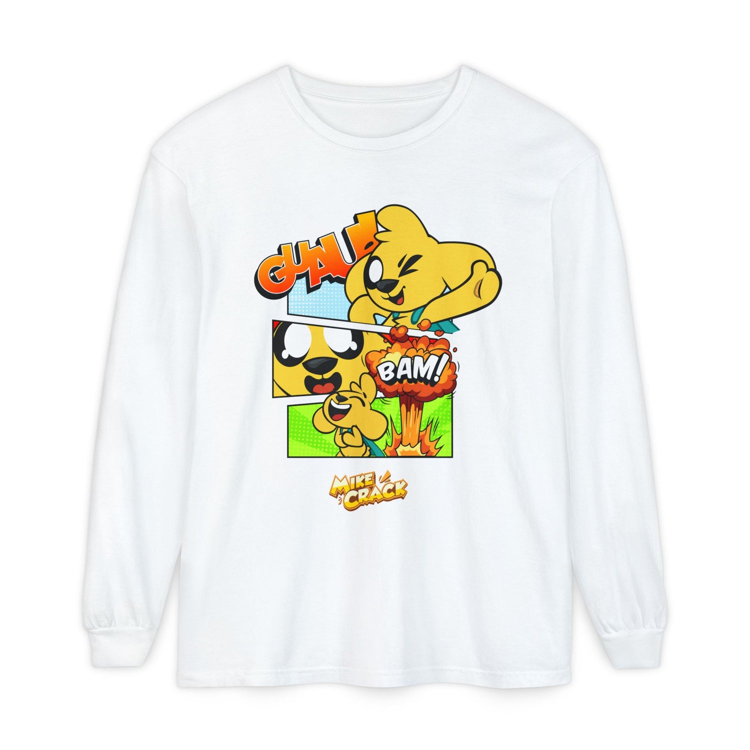 Camiseta de manga larga unisex Mikecrack 