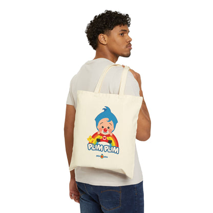 Plim Plim Cotton Canvas Tote Bag