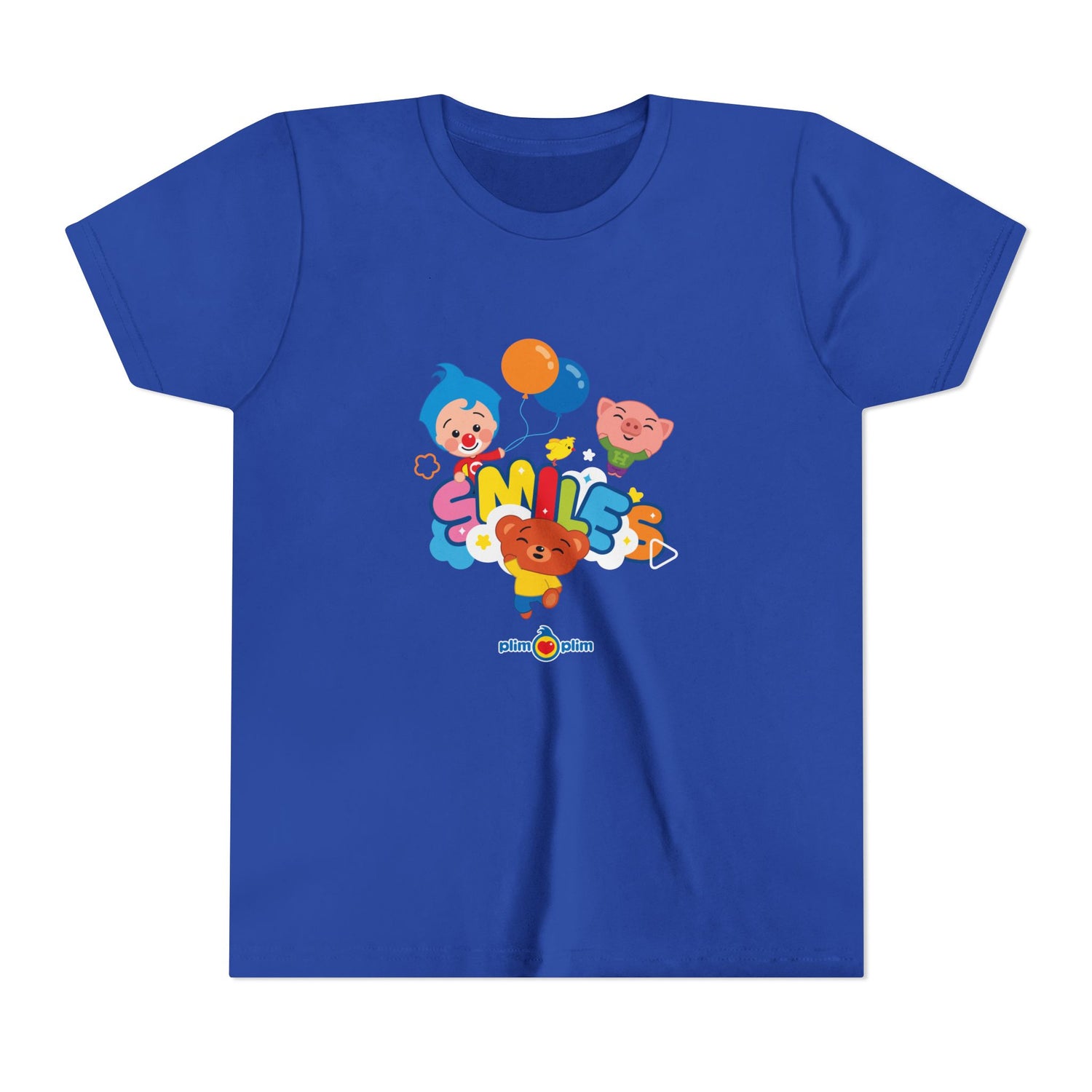 Plim Plim Camiseta Juvenil de Manga Corta Smiles