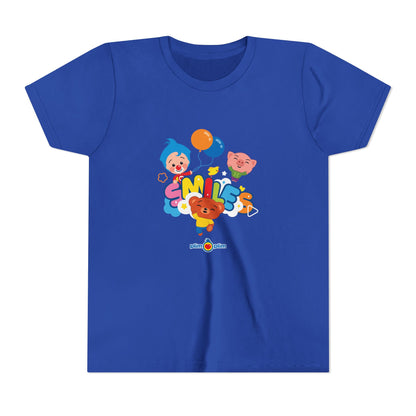 Plim Plim Camiseta Juvenil de Manga Corta Smiles
