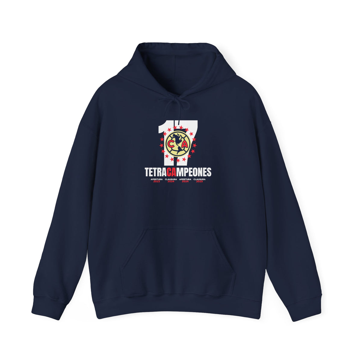 Club América Tetracampeones – Unisex Hoodie – official Club América licensed merch (view 3)