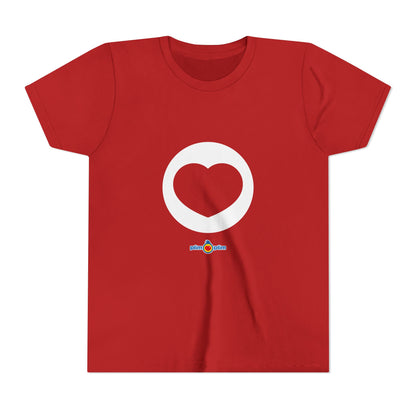 Plim Plim Camiseta Juvenil de Manga Corta Corazón