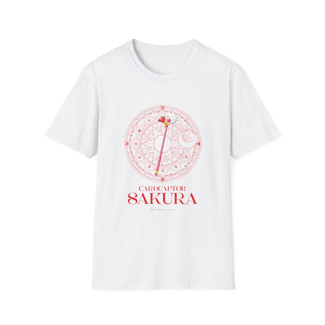Cardcaptor Sakura 25th Anniversary - "Staff of the Clow" T-shirt – official Cardcaptor Sakura licensed merch (view 3)