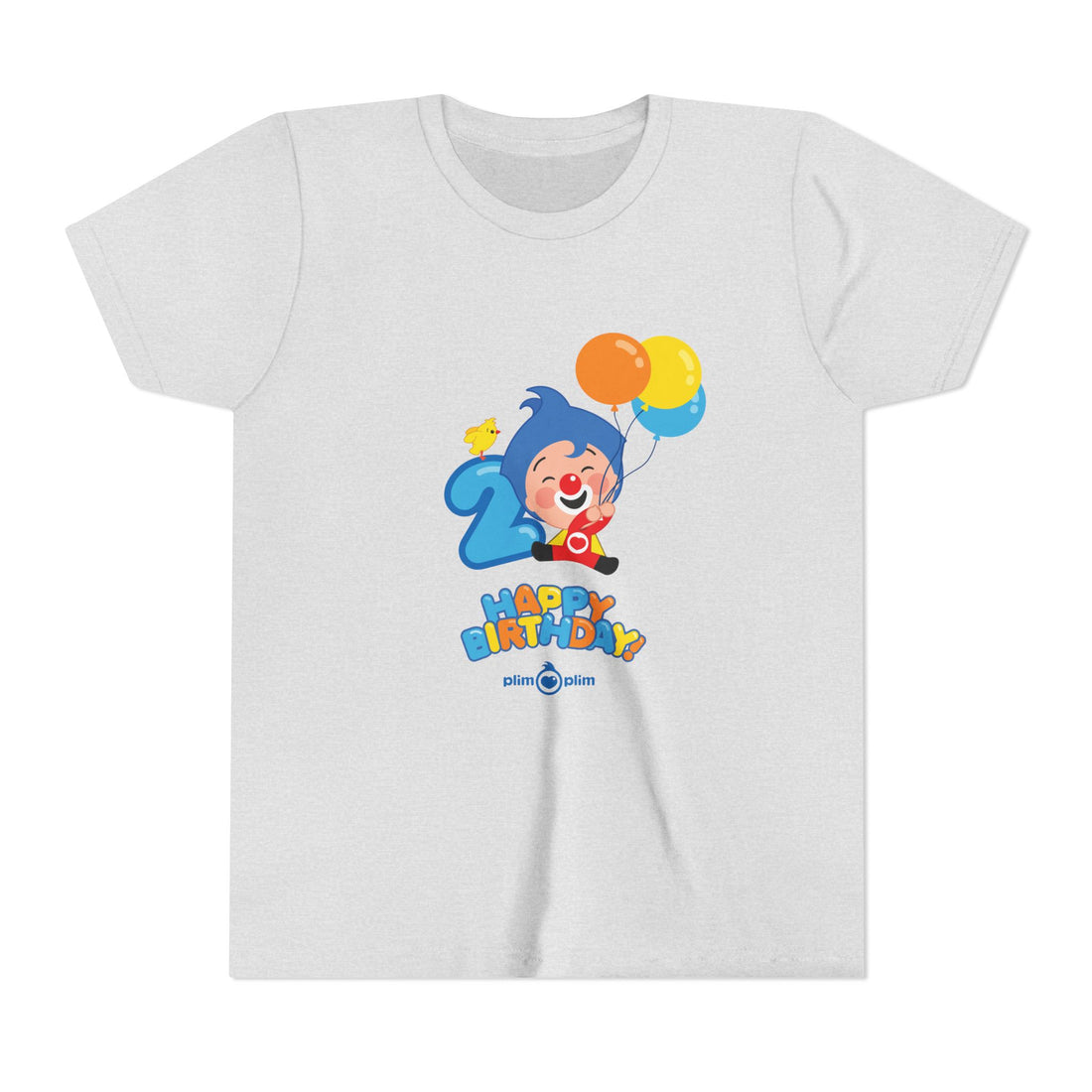 Plim Plim Camiseta Juvenil de Manga Corta Cumple 2