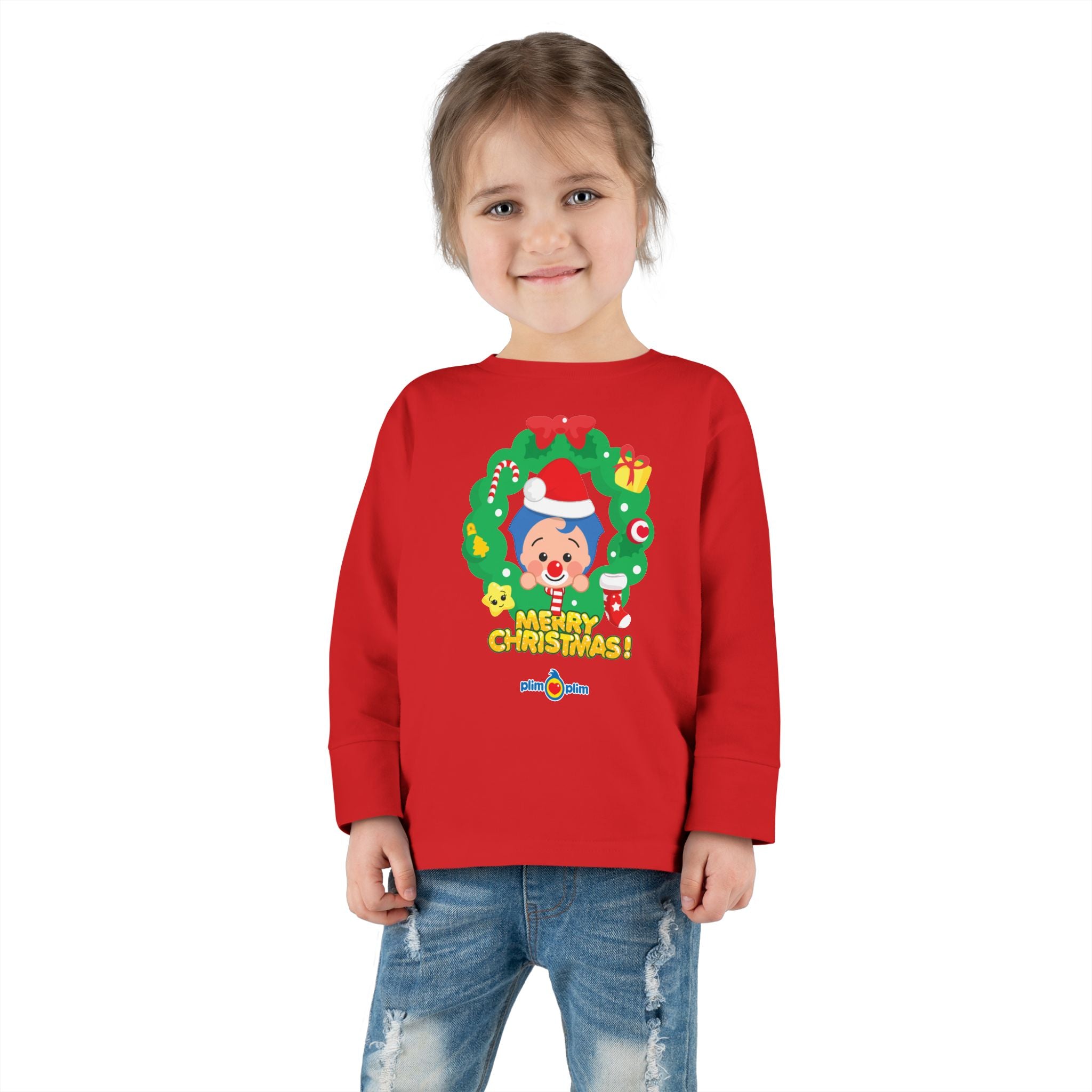 Toddler Christmas Family Long Sleeve Tee - Plim Plim Collection