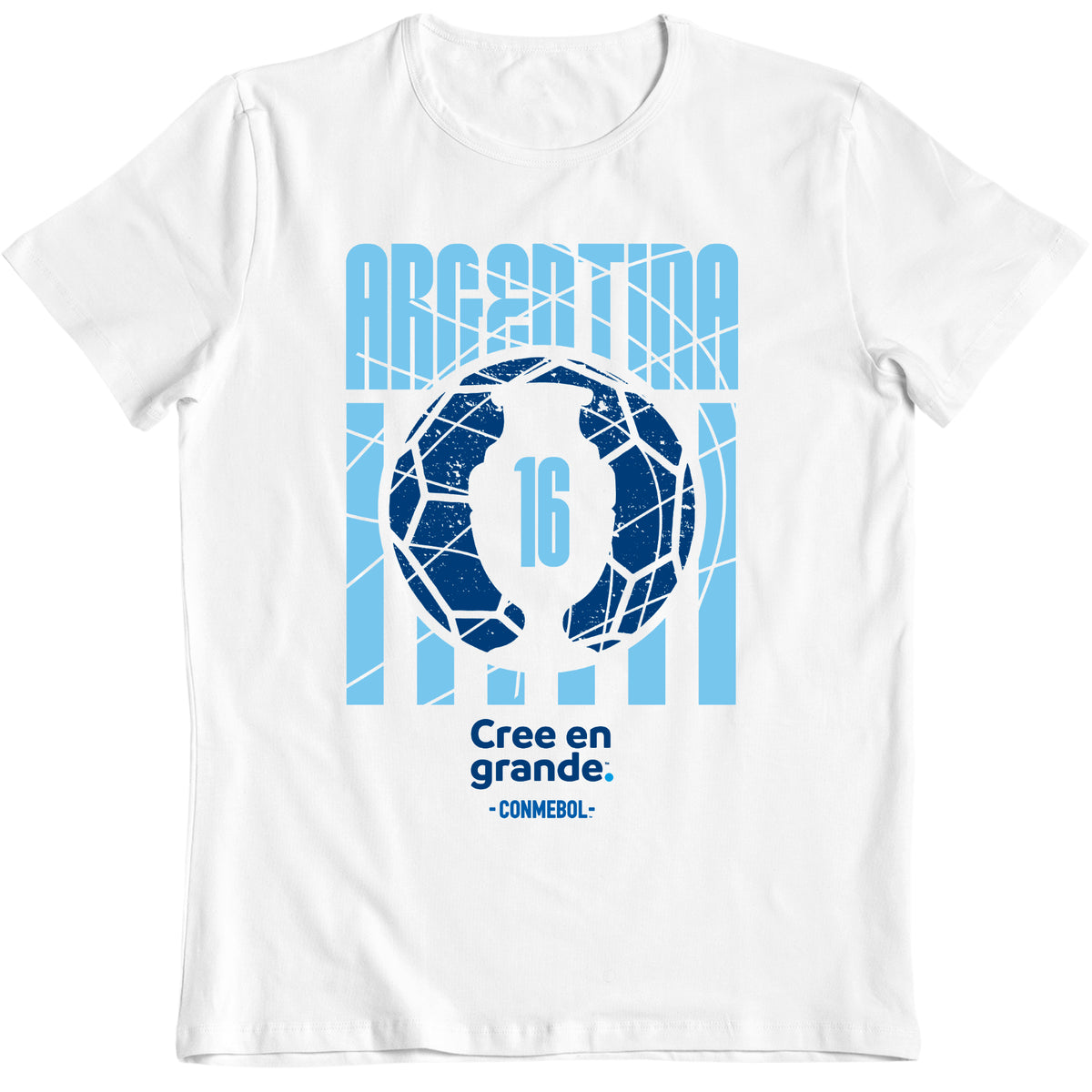 Argentina Copa America White – official Conmebol licensed merch