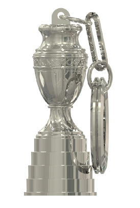 Conmebol Copa America Trophy Keychain | Official Football Collectible