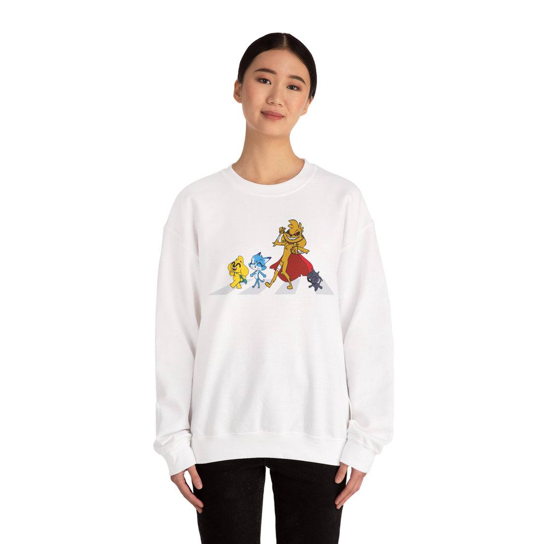 Sudadera unisex de cuello redondo Mikecrack 