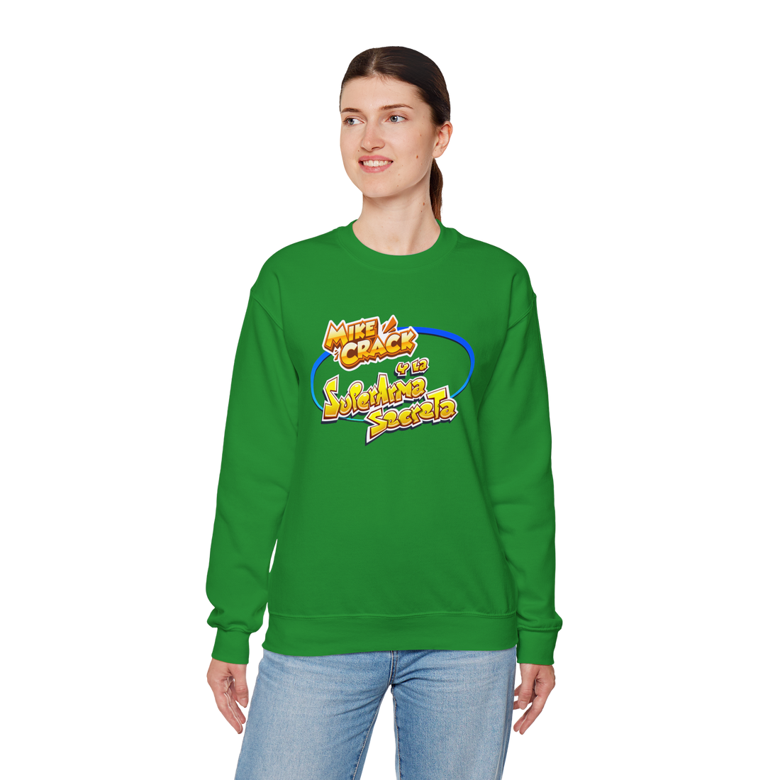 Sudadera unisex de cuello redondo Mikecrack 