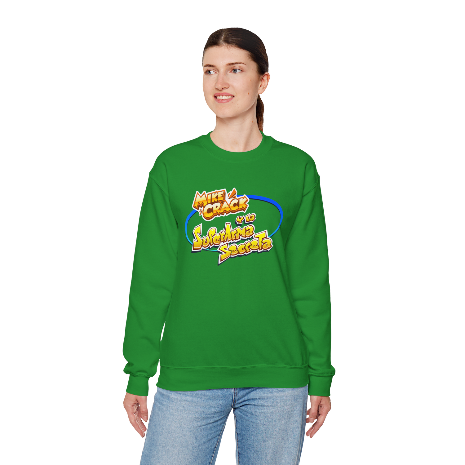 Sudadera unisex de cuello redondo Mikecrack 
